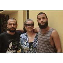 Antonio, Bia e Miguel Marinho. Photographie Didier Olivré.